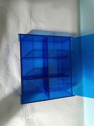 Caja organizadora azul - 9 compartimentos