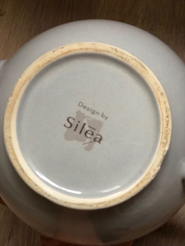 Tetera cerámica gris - Decorativa