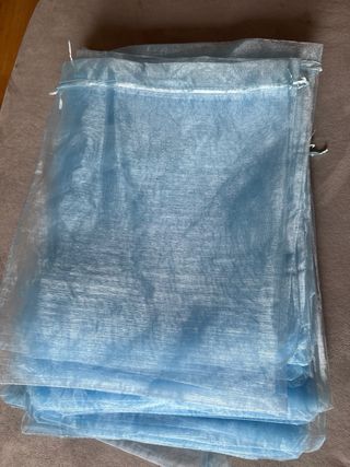Bolsas Organza Azul - 25uds