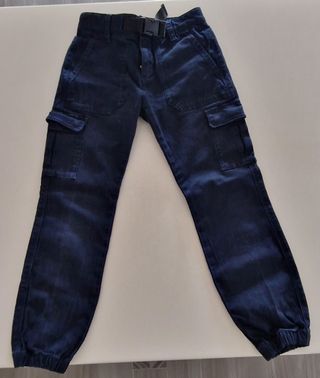 Pantaloni cargo Sun68 blu bimbo 8 anni