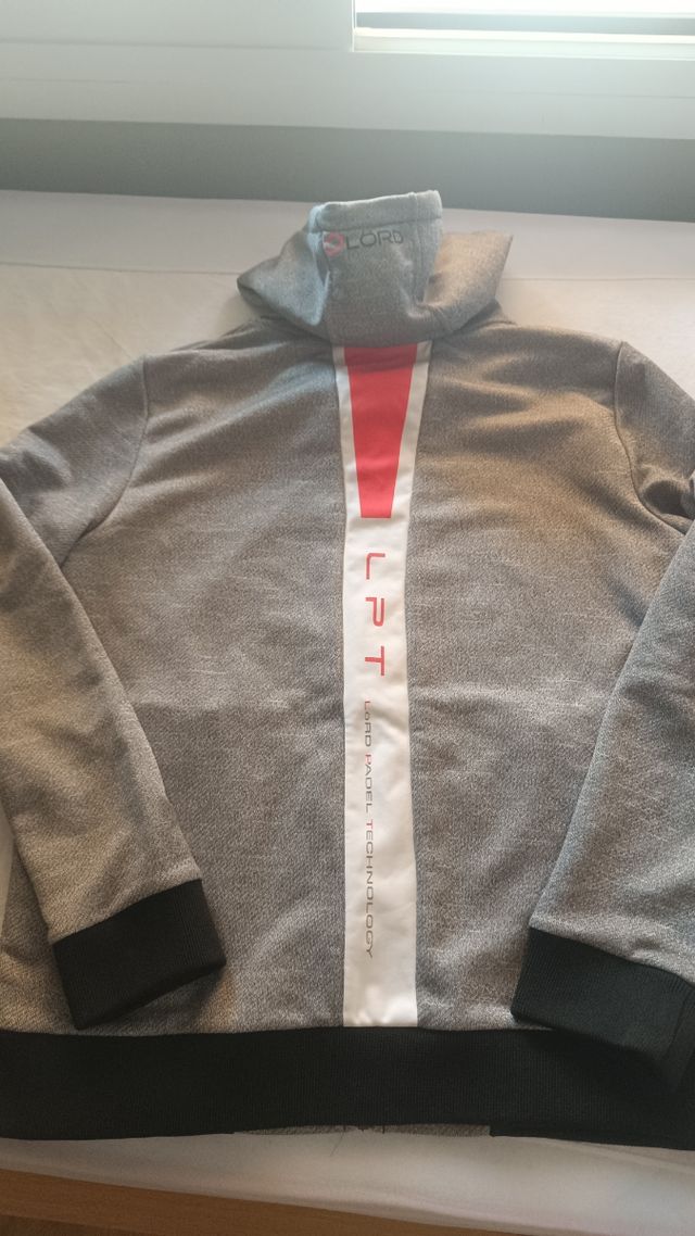 Sudadera Lord gris con capucha