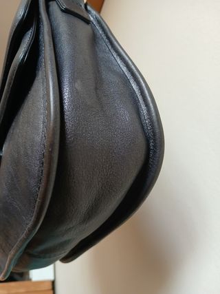 Bolso DKNY piel gris antracita