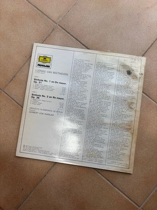 Vinilo Beethoven Sinfonías 1 & 2