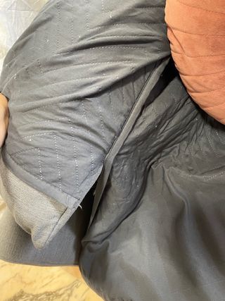 Funda sofá chaise longue gris