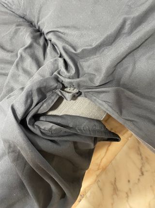 Funda sofá chaise longue gris