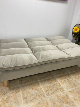 SOFA CAMA CLICK CLAKC GRIS NUEVO 