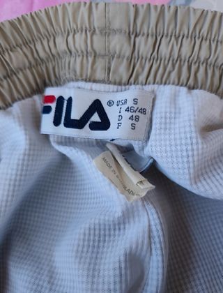 Pantaloni Fila vintage beige