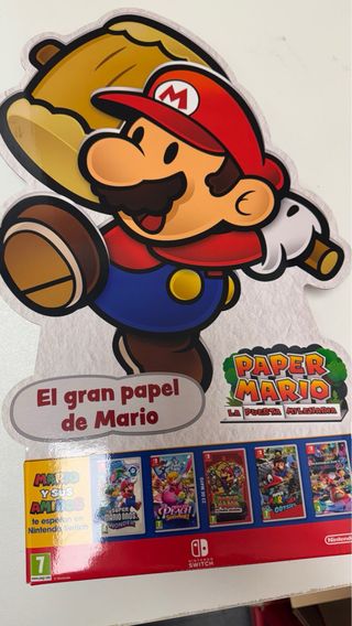 Carteleria Nintendo Switch: Mario/Zelda...
