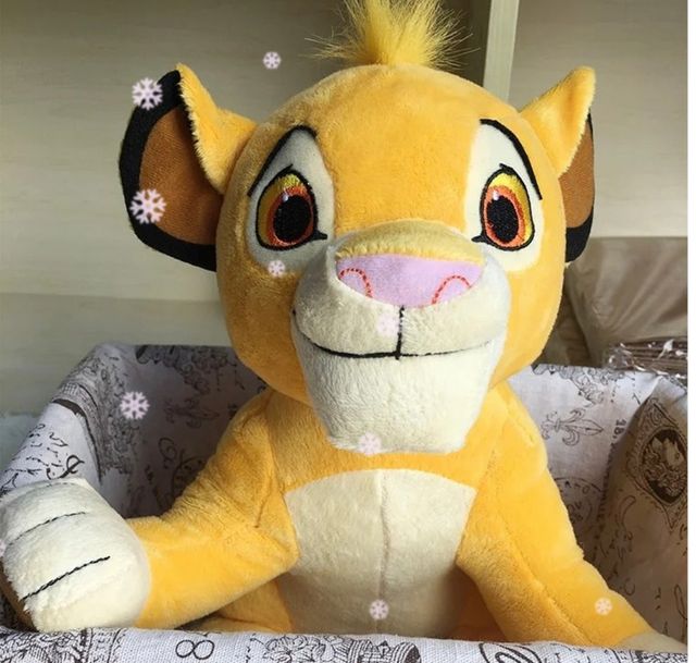 Peluche Simba y Nala Rey Leon