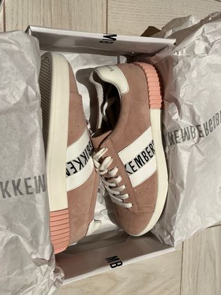 Zapatillas Bikkembergs rosa-blancas
