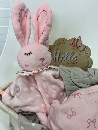 Cesta regalo bebé niña