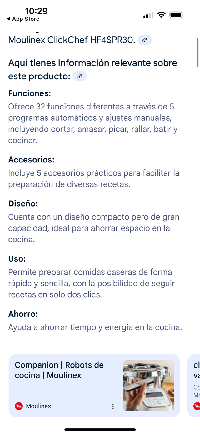 Moulinex Cookeo - Robot de Cocina