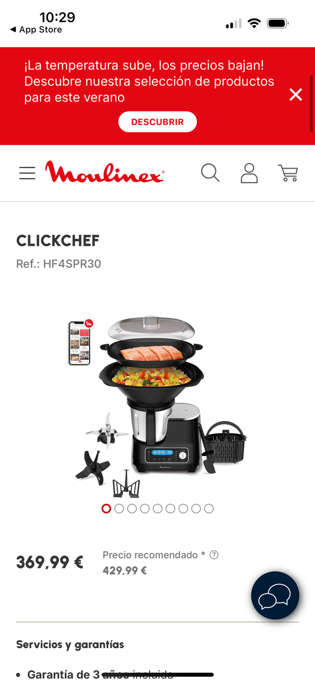 Moulinex Cookeo - Robot de Cocina