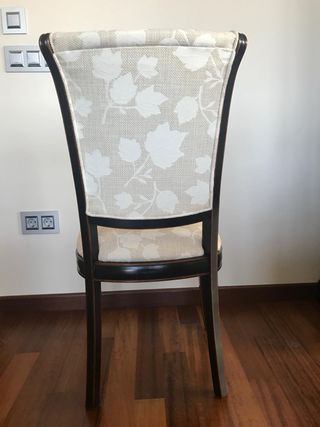 Mesa comedor madera negra-marrón