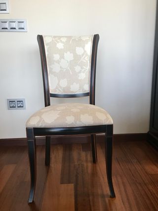 Mesa comedor madera negra-marrón
