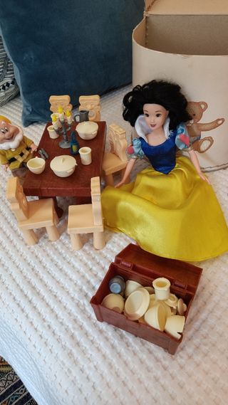 Disney Blancanieves, Cuento, Casa,Muñecos,Cositas 