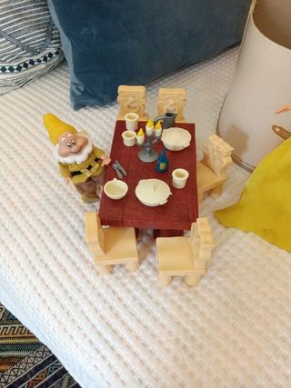 Disney Blancanieves, Cuento, Casa,Muñecos,Cositas 