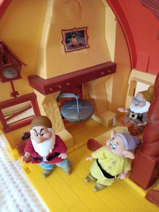 Disney Blancanieves, Cuento, Casa,Muñecos,Cositas 