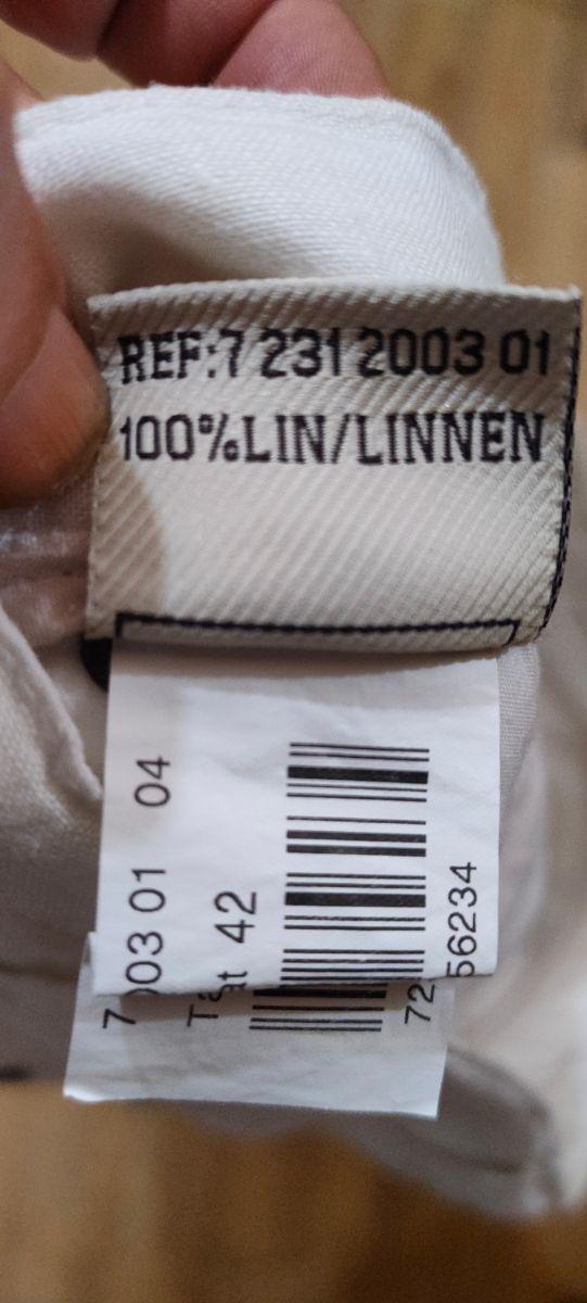 Pantalón blanco lino Attitude