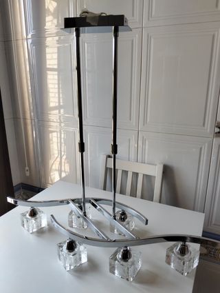 Lámpara techo 6 luces salón - incluyo bombillas