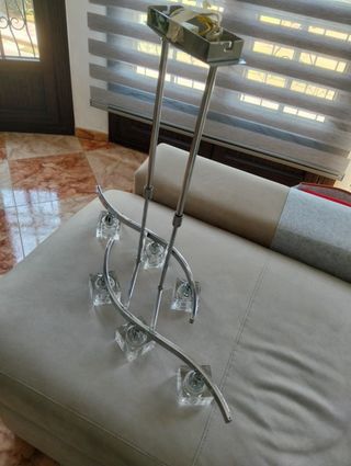 Lámpara techo 6 luces salón - incluyo bombillas