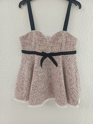 Top rosa zara nuevo