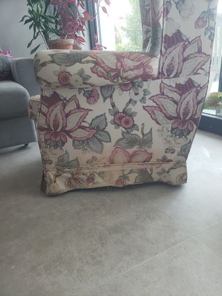 Butaca floral - Sillón inglés