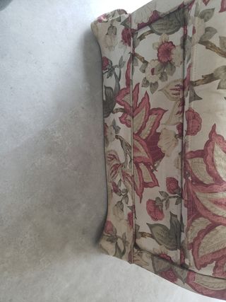 Butaca floral - Sillón inglés