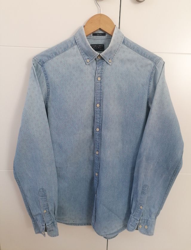 Camisa Sfera denim azul - M