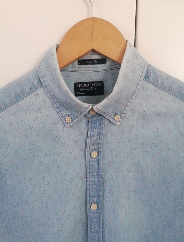 Camisa Sfera denim azul - M
