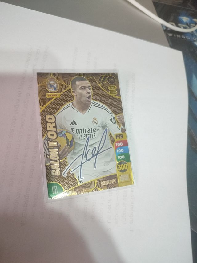 Carta Mbappe Balón de Oro