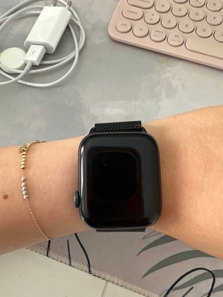 Apple Watch Series 5 negra - Correa Milanesa