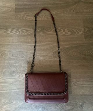 Bolso bandolera granate
