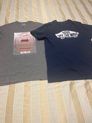 2 Camisetas - Superdry, Vans