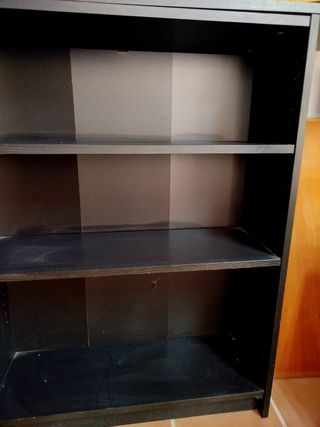 Estantería negra - Librería 