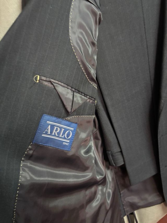 Casaco Azul Cinza e Cinza Claro para Homem