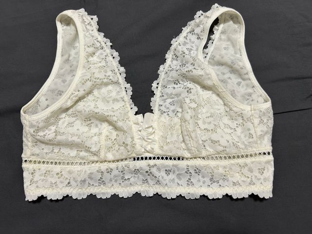 Sutiã renda pérola lavado mas nunca usado