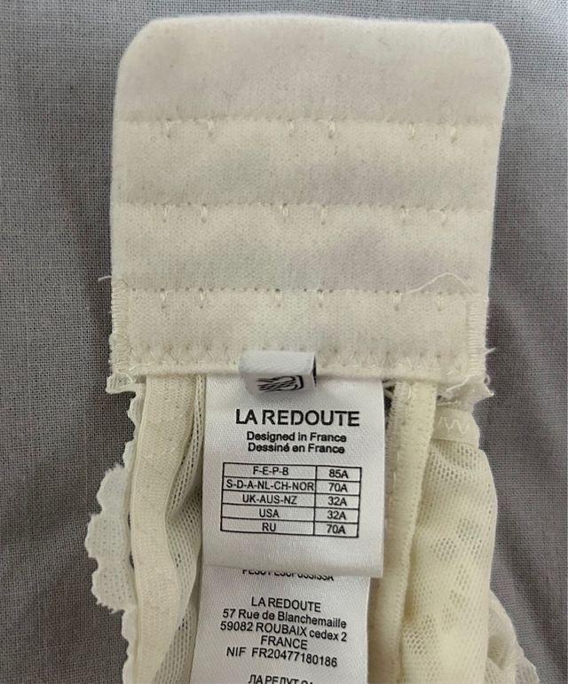 Sutiã renda pérola lavado mas nunca usado