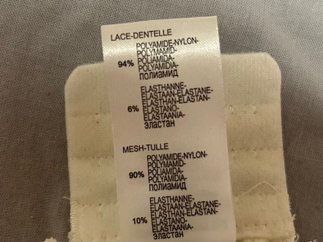 Sutiã renda pérola lavado mas nunca usado