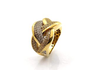 E1793426-68 sortija oro 18k nueva tipo cartier 