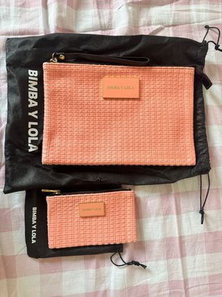 Bimba y Lola - Bolso y cartera rosa