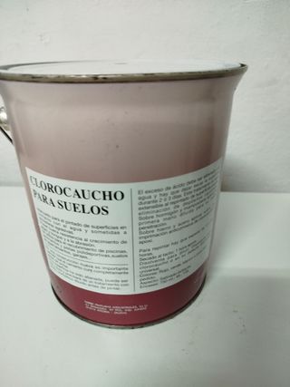 Pintura PISA Industrial - Clorocaucho suelos Rojo 