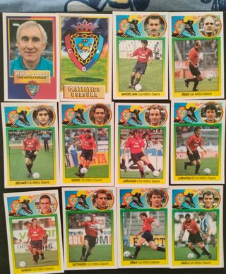 Cromos Osasuna - varias temporadas ediciones este