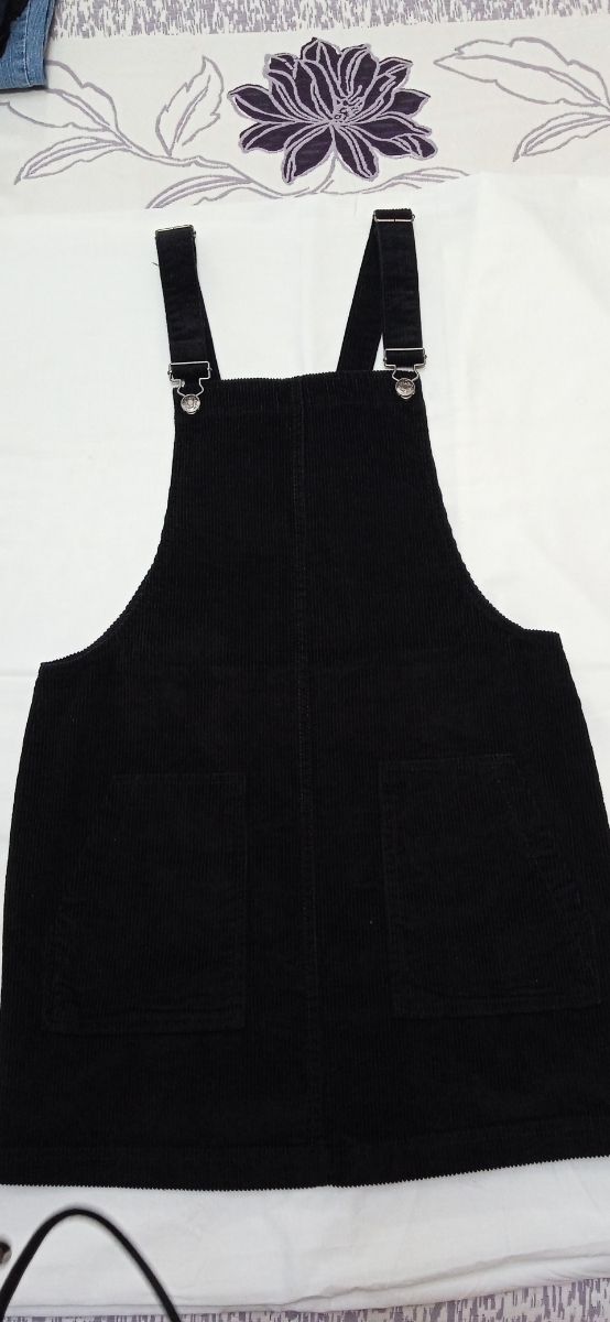 Blusa negra y marrón estampada