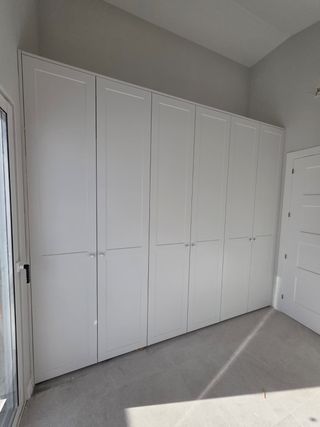 Armario empotrado blanco 6 puertas