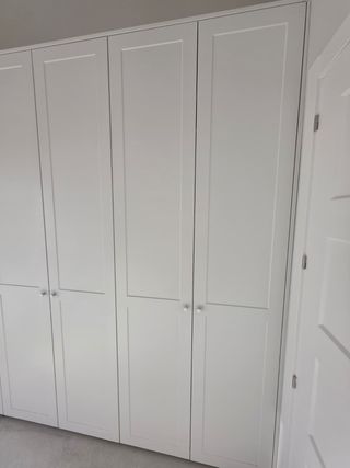 Armario empotrado blanco 6 puertas