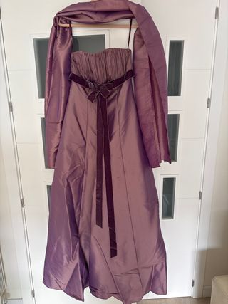 Vestido Boda Púrpura