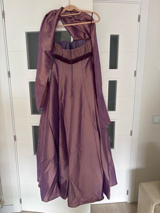 Vestido Boda Púrpura