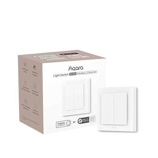 Aqara Light Switch H2 EU 4 Buttons, 2 Channels
