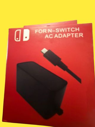Nintendo switch, lite y oled cargador nuevo